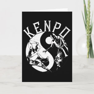 Kenpo Yin Yang Martial Arts Japanska Kempo Fighter Kort