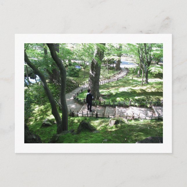 Kenroku-en: Kanazawa, Japan Vykort (Framsida)