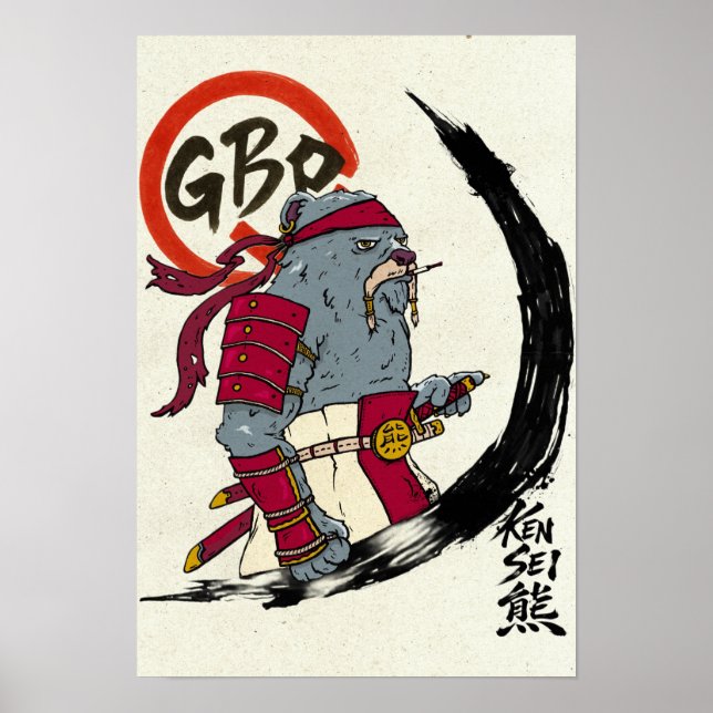Kensei Bear-rulle Poster (Framsidan)