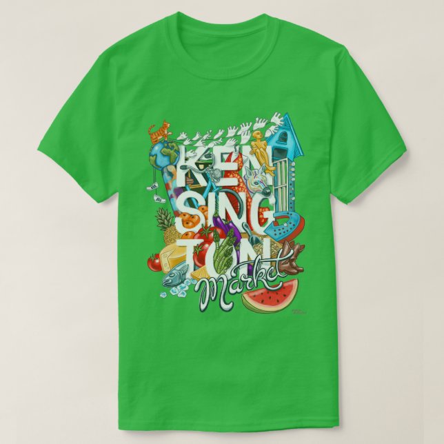 Kensington-marknad T Shirt (Design framsida)