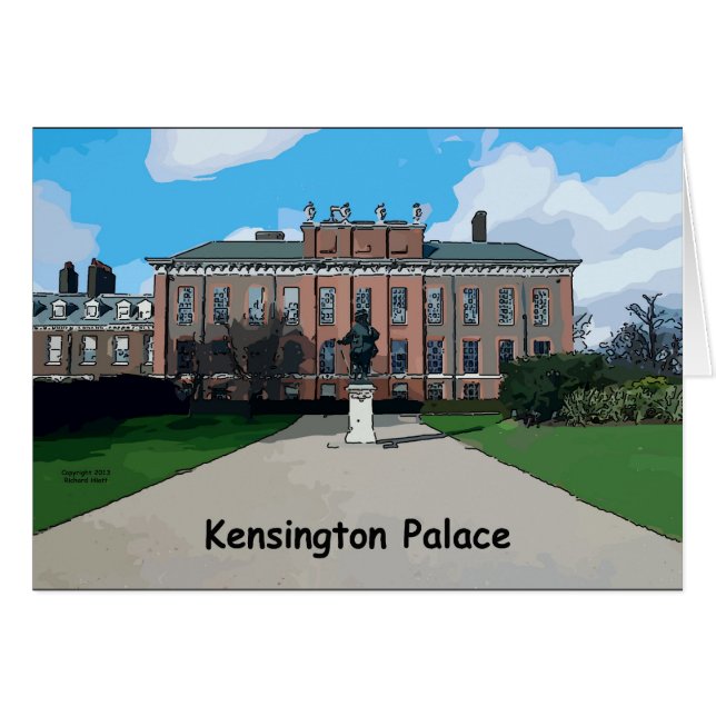 Kensington Palace Hälsningskort (Framsidan Horizontal)