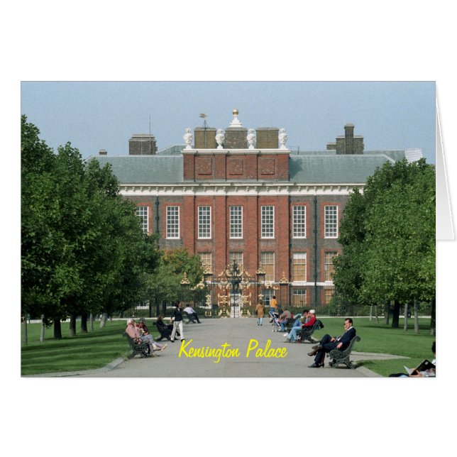 Kensington Palace Hälsningskort (Framsidan Horizontal)
