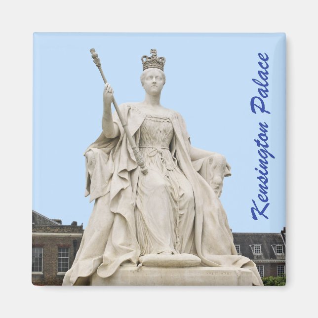 Kensington Palace's Queen Victoria Statue Magnet (Framsidan)
