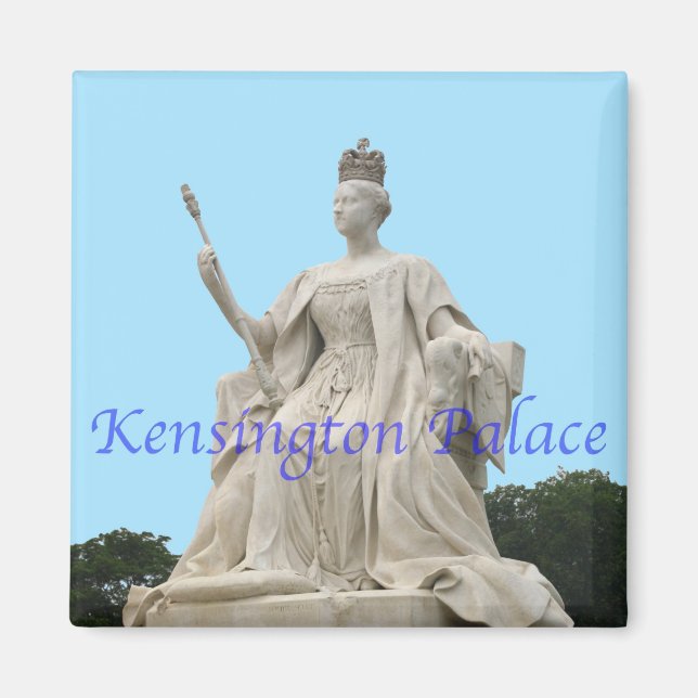 Kensington Palace's Queen Victoria Statue Magnet (Framsidan)