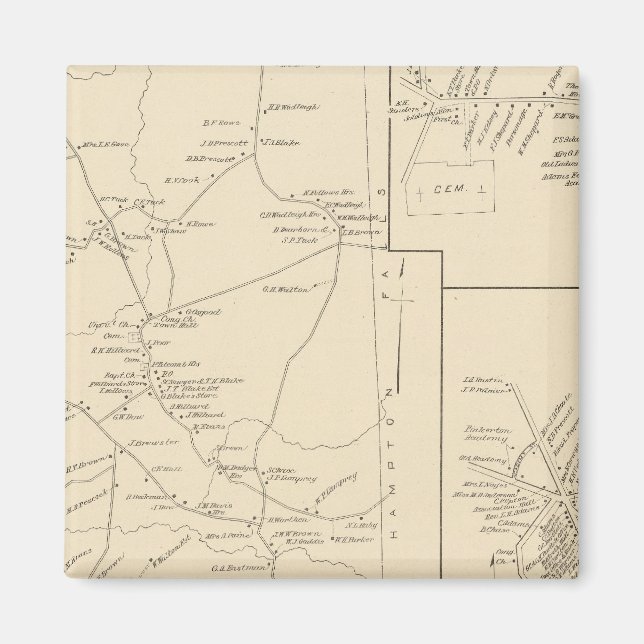 Kensington, Rockingham Co Magnet (Framsidan)
