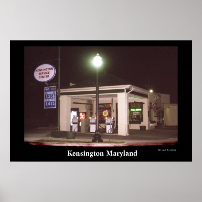 Kensington Service Station Poster (Framsidan)