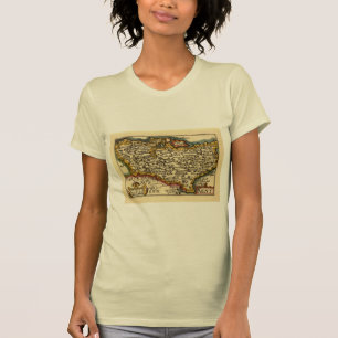 Kent County England Old Antiquarian John Speed Kar T Shirt