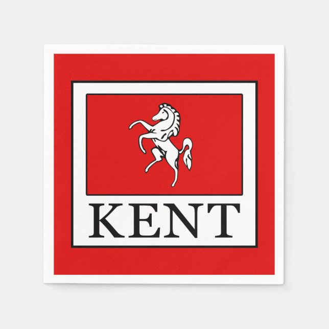 Kent County England Pappersservett (Framsidan)