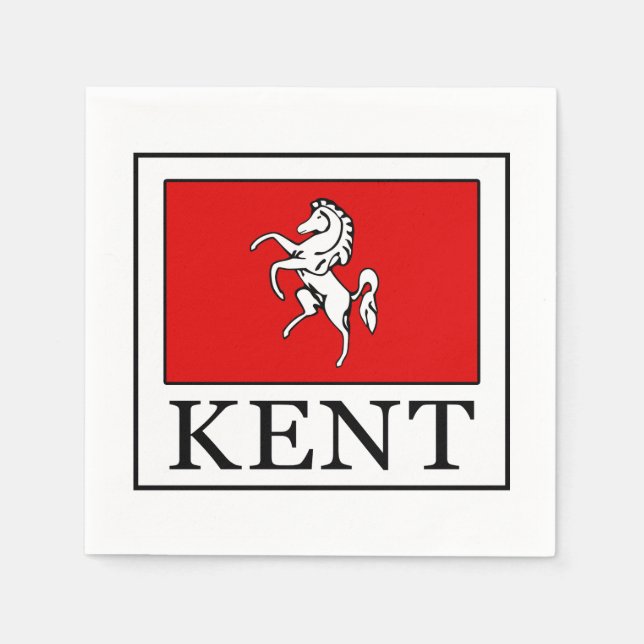 Kent County England Pappersservett (Framsidan)