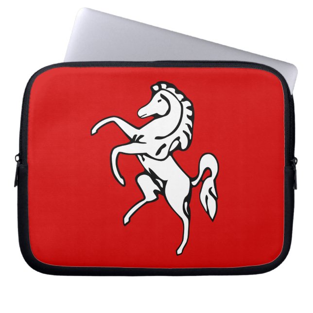 Kent County Flagga Laptop sleeve (Framsidan)