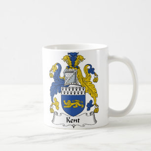 Kent familjvapensköld kaffemugg
