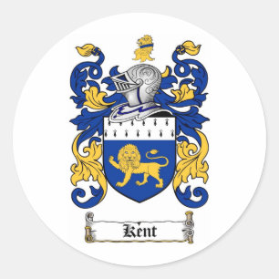 KENT FAMILY CREST - KENT JACKAT ARM RUNT KLISTERMÄRKE