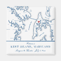 Kent Island Maryland Karta Destination Wedding Fav