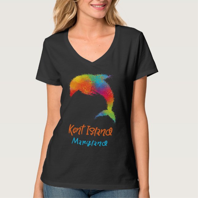 Kent Island  Maryland  Souvenir T Shirt (Framsida)