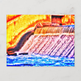 KENT SJÖ DAM BRIGHT POSTCARD VYKORT