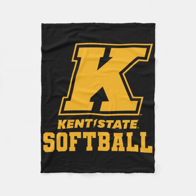 Kent State University Mjukt Kläder Sport Fan  Fleecefilt (Framsidan)