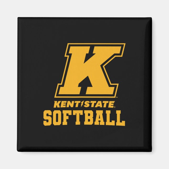 Kent State University Softll Apparel Sports Fan  Magnet (Framsidan)