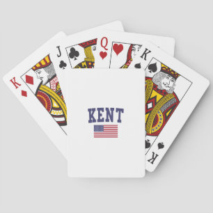 Kent US Flagga Spelkort
