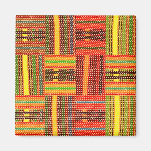 kente african print magnet (Framsidan)