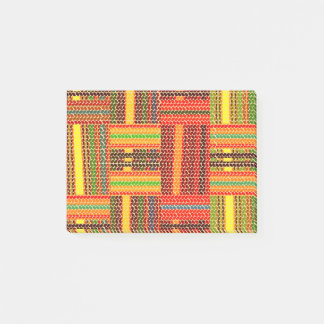 kente african print post-it block