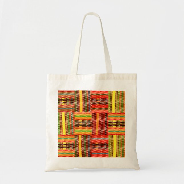 kente african print tygkasse (Framsidan)