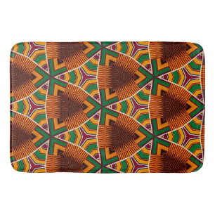 Kente Geometrics Kwanza Afrocentric Badrumsmatta