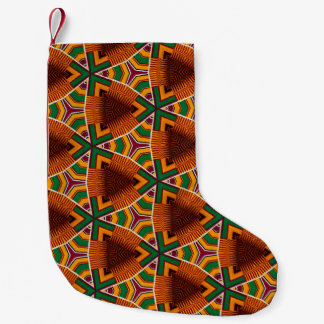 Kente Geometrics Kwanzaa Afrocentrisk Liten Julstrumpa