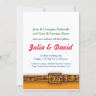 Kente Invitations Series 2. Inbjudningar