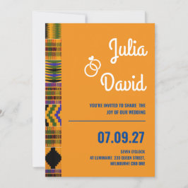 Kente Invitations Series(Ny). Inbjudningar