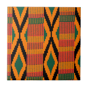 Kente mönster kakelplatta
