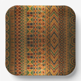 Kente Party Tallrikar