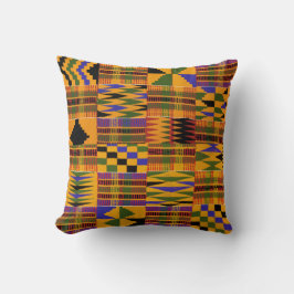 Kente Polyester Dekorativ kudde