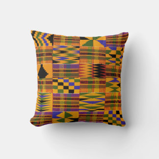 Kente Polyester Dekorativ kudde
