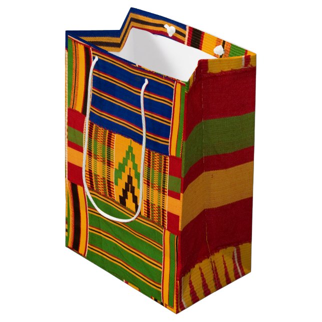 Kente Print Gift Bags (Framsidan Vinklad)