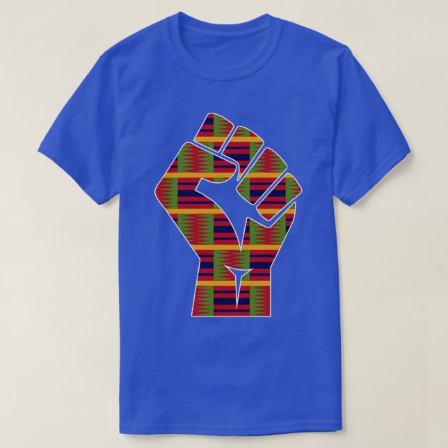 Kente Trasa Blac Power Fist T Shirt (Design framsida)