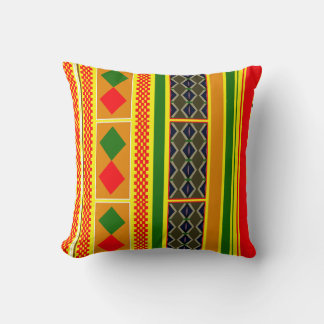 Kente Weave Accent Pillow: Trådar från kulturarvet Kudde