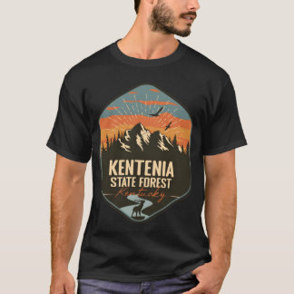 Kentenia State Forest Kentucky KY Retro Camping bo T Shirt