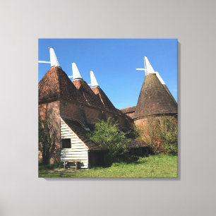 Kentish Oast Canvastryck