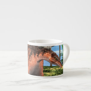 Kentrosaurus Dinosaur Djungel Forntida Konst Espressomugg