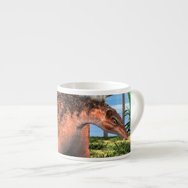 Kentrosaurus Dinosaur Djungel Forntida Konst Espressomugg (Framsida höger)