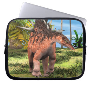 Kentrosaurus Dinosaur Djungel Forntida Konst Laptop Fodral