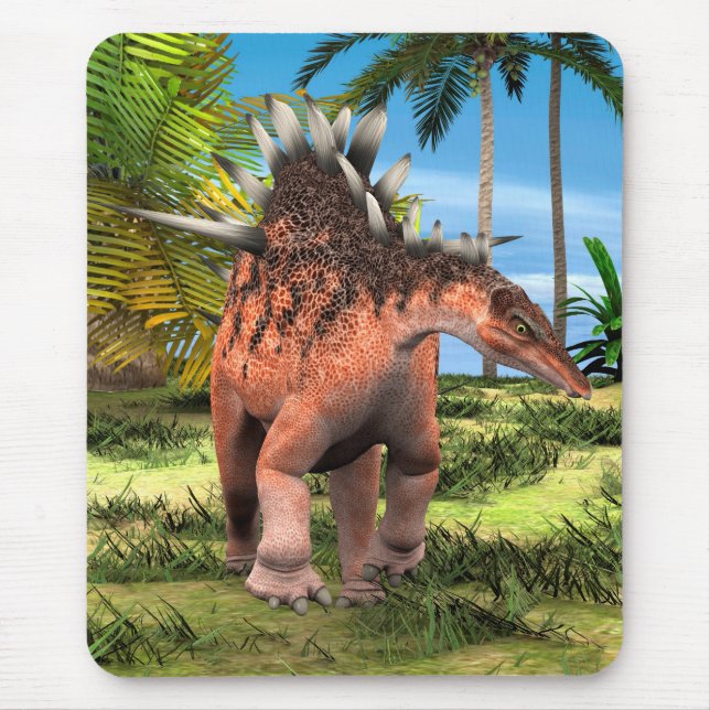 Kentrosaurus Dinosaur Djungel Forntida Konst Musmatta (Framsidan)