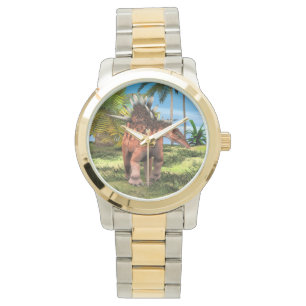Kentrosaurus Dinosaur Dschungel Forntida Konst Armbandsur