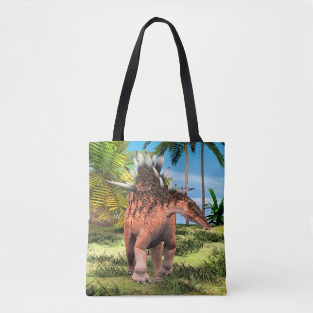Kentrosaurus Dinosaur Dschungel Forntida Konst Tygkasse (Framsida)