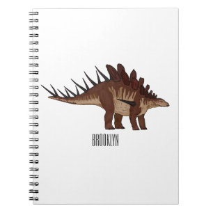 Kentrosaurus tecknad illustration anteckningsbok