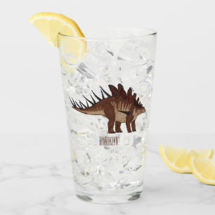 Kentrosaurus tecknad illustration glaskopp