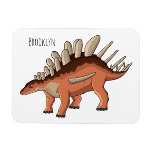 Kentrosaurus tecknad illustration magnet