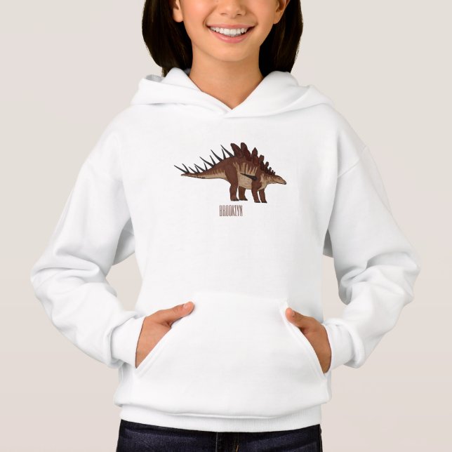 Kentrosaurus tecknad illustration t shirt (Framsida)