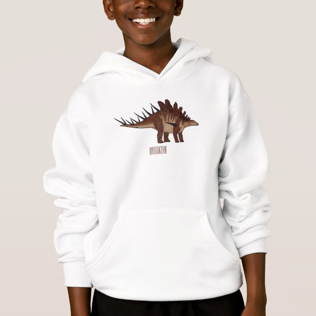 Kentrosaurus tecknad illustration t shirt (Framsida)
