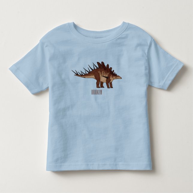 Kentrosaurus tecknad illustration t shirt (Framsida)